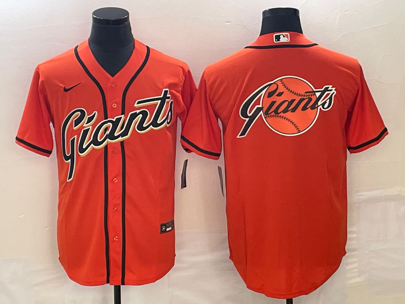 Men's San Francisco Giants Orange Replica Team Jersey baseball jersey product view 1
