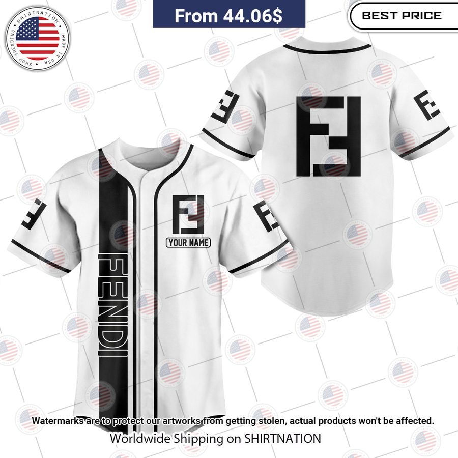 HOT Fendi Custom Baseball Shirt Unisex T-shirt, Sweatshirt, Hoodie, Long Sleeve Tee - T-Shirt, Sweatshirt, Hoodie