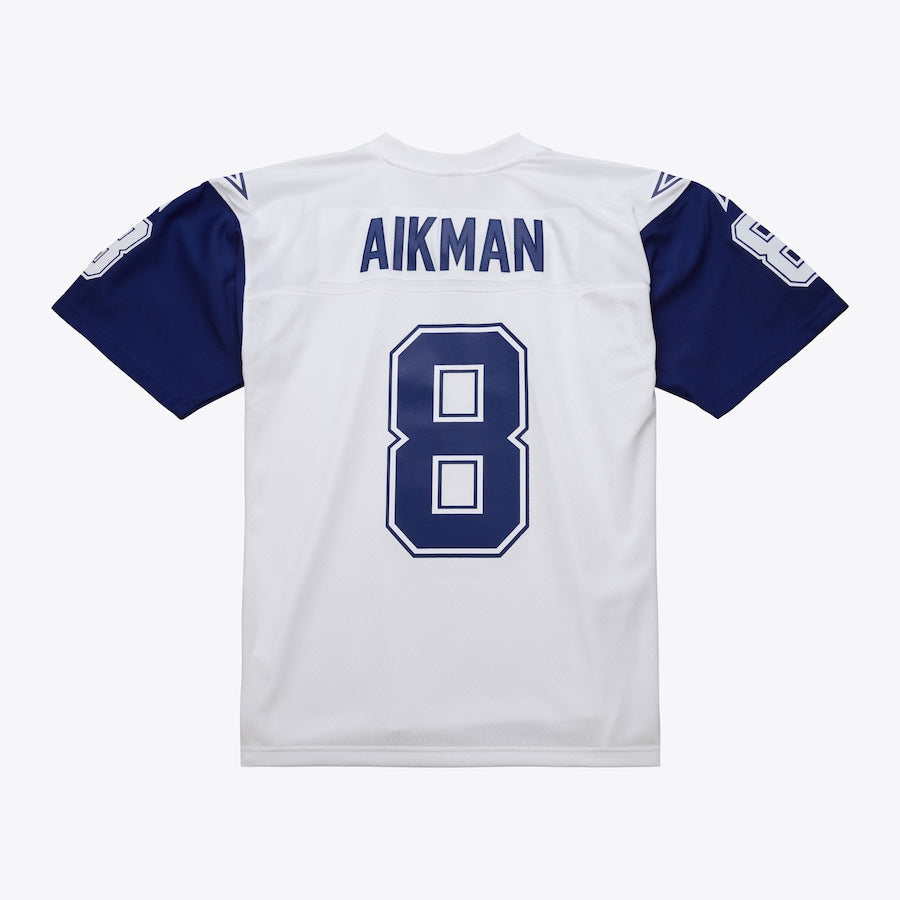 Men's Troy Aikman White Dallas Cowboys 1994 Replica Jersey football jersey product view 2