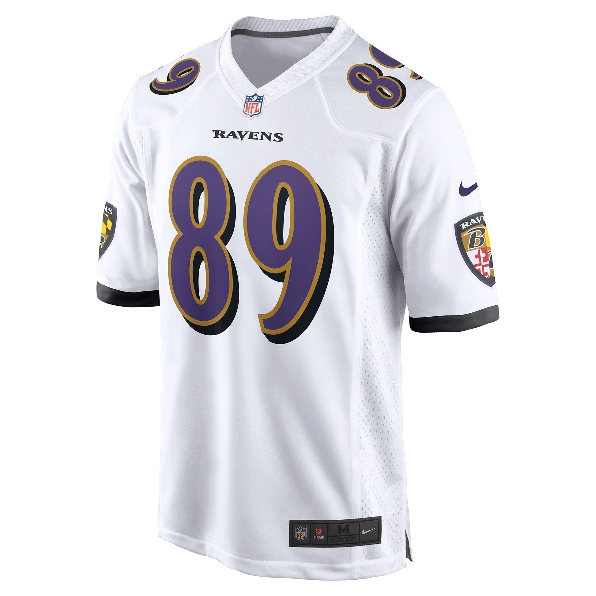 Mark Andrews Baltimore Ravens Game Jersey - White football jersey product view 2