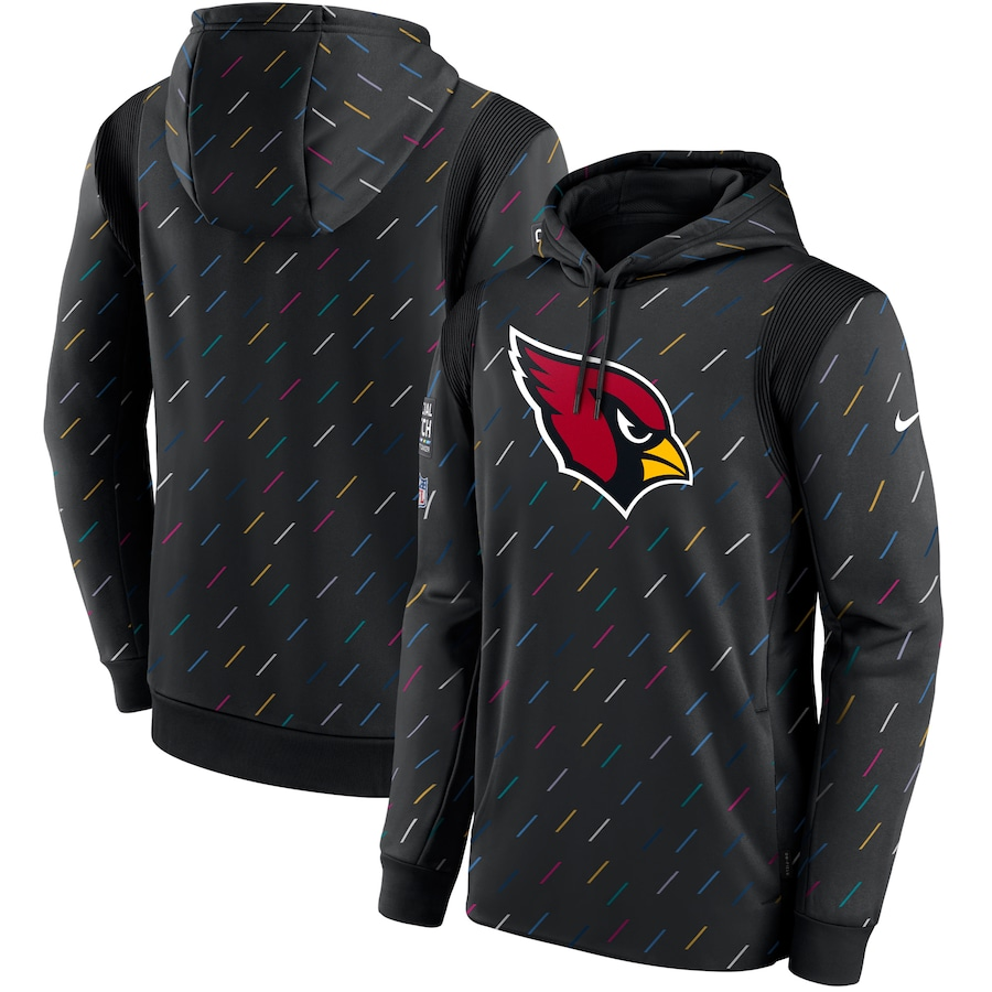 Men's Arizona Cardinals NFL 2021 Salute to Service Hoodie1 Black football jersey product view 1