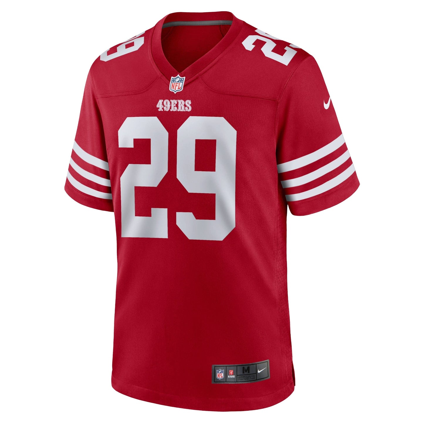 Talanoa Hufanga San Francisco 49ers Game Jersey - Scarlet football jersey product view 2