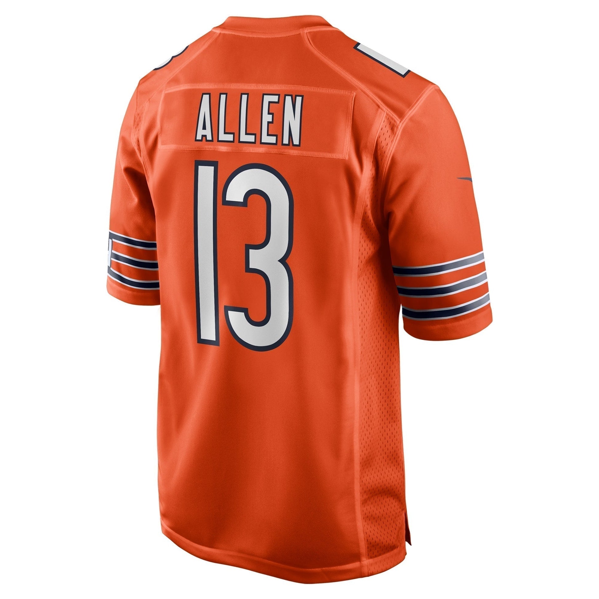 Keenan Allen Chicago Bears Alternate Game Jersey - Orange football jersey product view 3