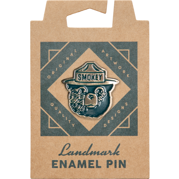 Smokey Bear Enamel Pin Unisex T-shirt, Sweatshirt, Hoodie, Long Sleeve Tee - T-Shirt, Sweatshirt, Hoodie