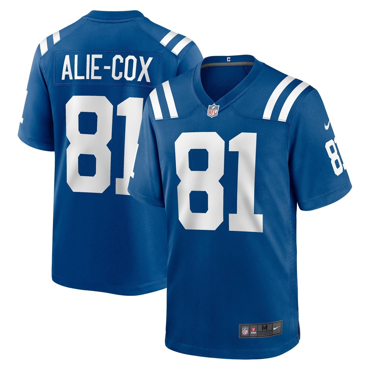 Mo Alie-Cox Indianapolis Colts Team Game Jersey - Royal football jersey product view 1