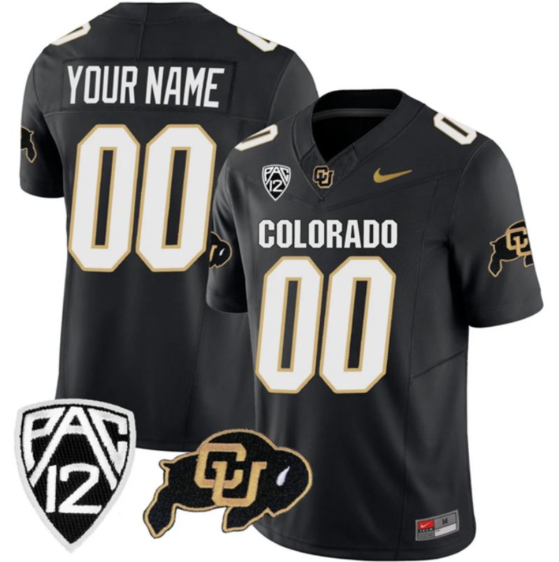 Custom Colorado Buffaloes Jersey football jersey product view 1