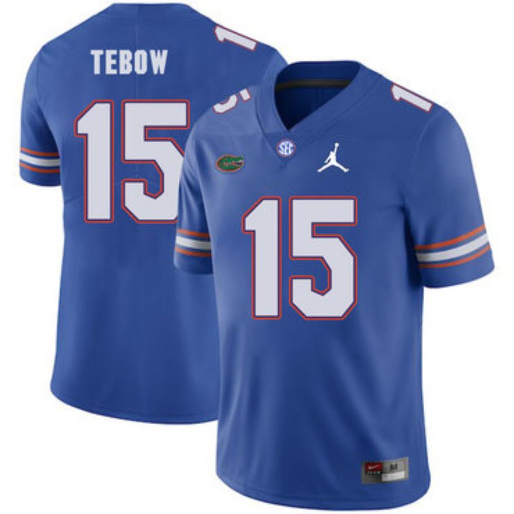 Tim Tebow Florida Gators Jersey - Royal Blue sports jersey product view 1