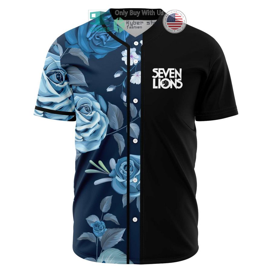 BEST Flower Seven Lions Baseball Jersey Unisex T-shirt, Sweatshirt, Hoodie, Long Sleeve Tee - T-Shirt, Sweatshirt, Hoodie