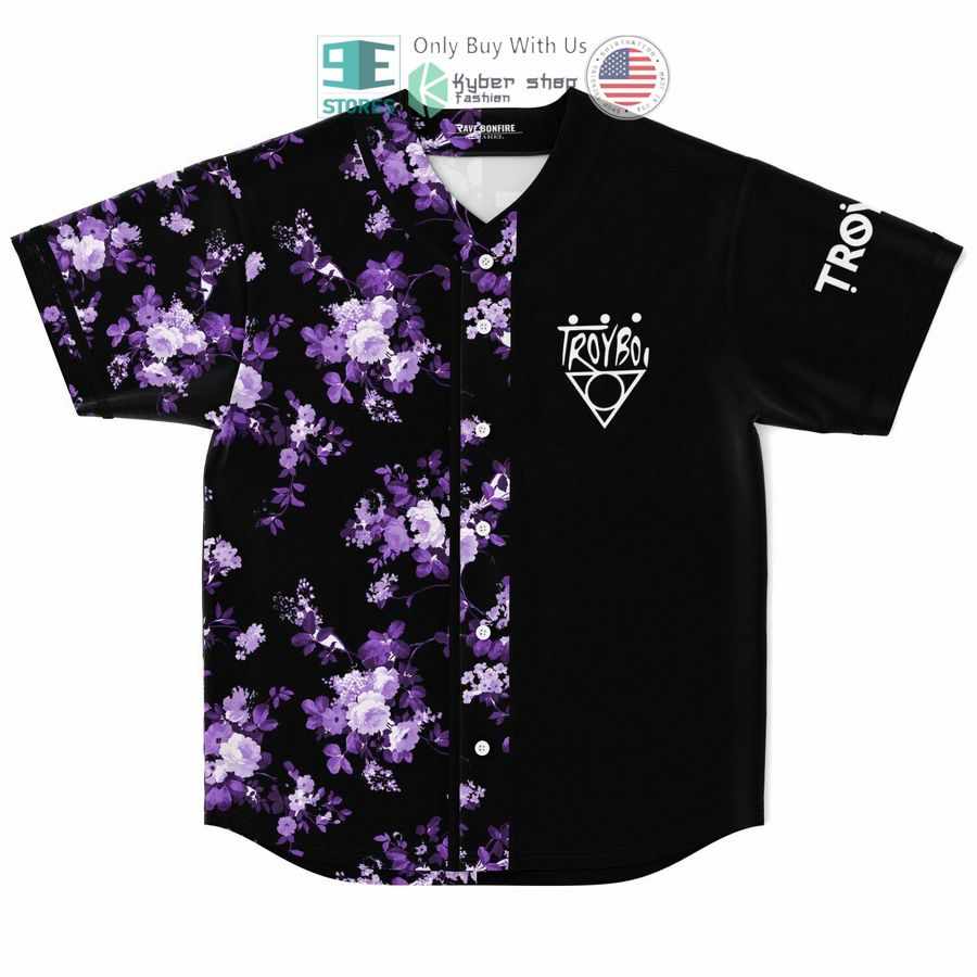 BEST Flowers Love me TroyBoi Baseball Jersey Unisex T-shirt, Sweatshirt, Hoodie, Long Sleeve Tee - T-Shirt, Sweatshirt, Hoodie