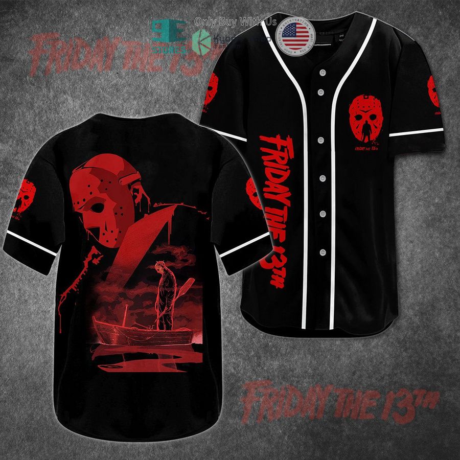 BEST Friday the 13th Jason Voorhees black Baseball Jersey Unisex T-shirt, Sweatshirt, Hoodie, Long Sleeve Tee - T-Shirt, Sweatshirt, Hoodie