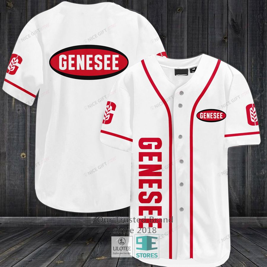 Genesee Beer Baseball Jersey Unisex T-shirt, Sweatshirt, Hoodie, Long Sleeve Tee - T-Shirt, Sweatshirt, Hoodie