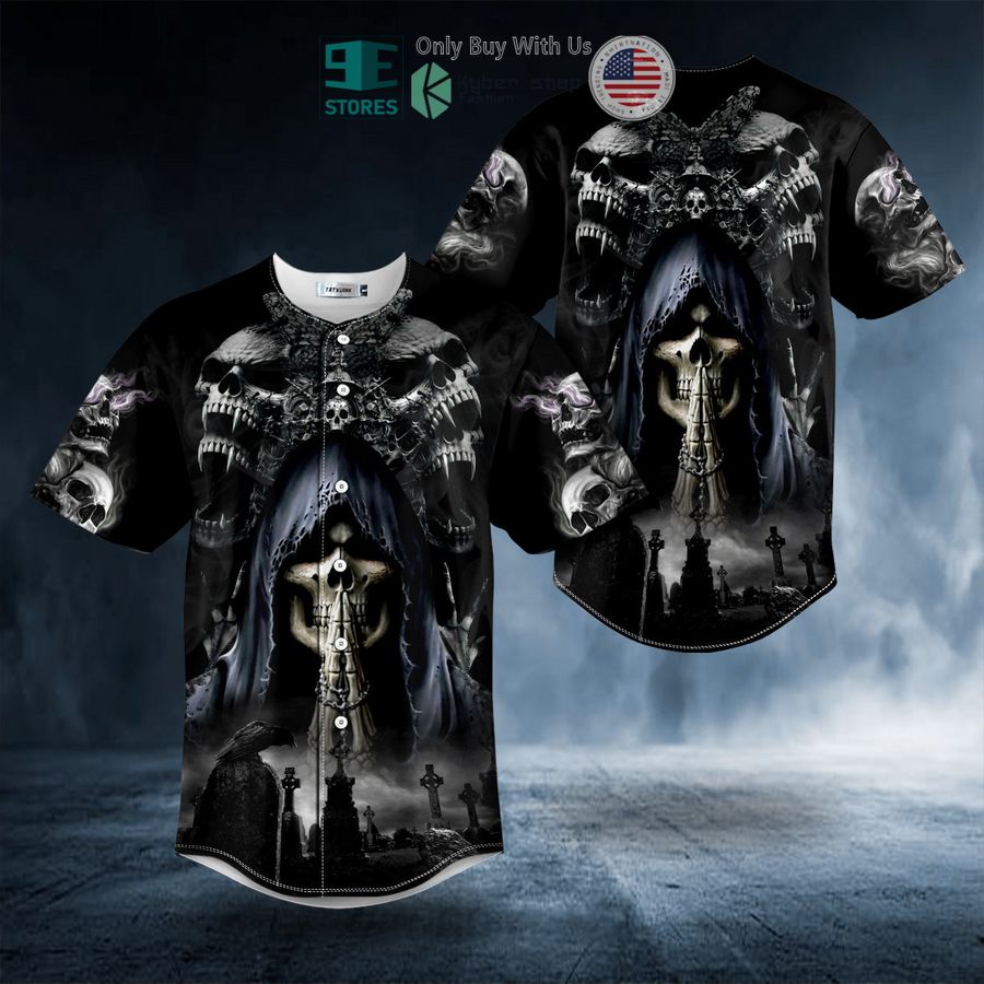 BEST Ghost Butterfly Prayer Skull Baseball Shirt Unisex T-shirt, Sweatshirt, Hoodie, Long Sleeve Tee - T-Shirt, Sweatshirt, Hoodie