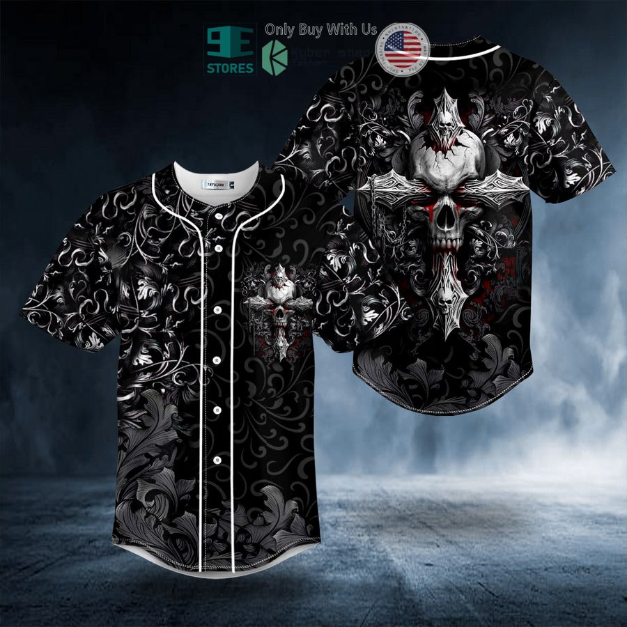 BEST Ghost Cross Skull Baseball Shirt Unisex T-shirt, Sweatshirt, Hoodie, Long Sleeve Tee - T-Shirt, Sweatshirt, Hoodie