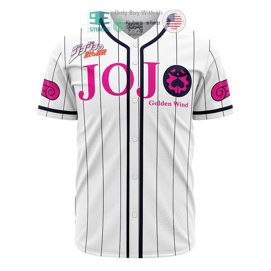 BEST Giorno Giovanna Golden Wind Jojo's Bizarre Adventure Baseball Jersey Unisex T-shirt, Sweatshirt, Hoodie, Long Sleeve Tee - T-Shirt, Sweatshirt, Hoodie
