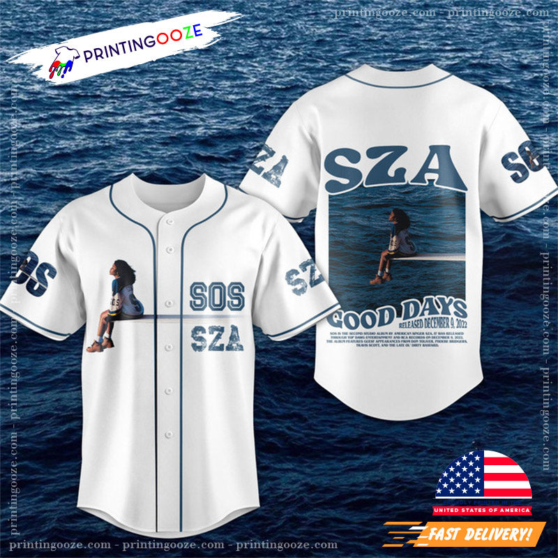 Good Days SZA Baseball Jersey Unisex T-shirt, Sweatshirt, Hoodie, Long Sleeve Tee - T-Shirt, Sweatshirt, Hoodie