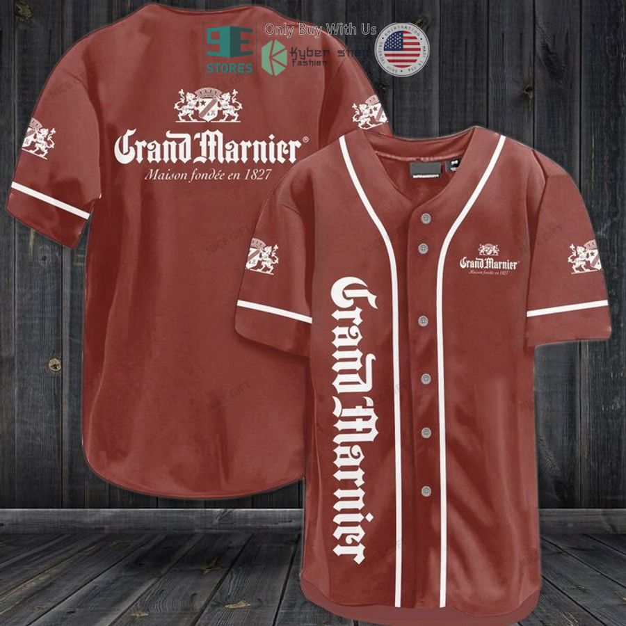 BEST Grand Marnier logo red Baseball Jersey Unisex T-shirt, Sweatshirt, Hoodie, Long Sleeve Tee - T-Shirt, Sweatshirt, Hoodie