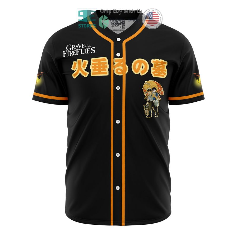 BEST Grave of the Fireflies Studio Ghibli Baseball Jersey Unisex T-shirt, Sweatshirt, Hoodie, Long Sleeve Tee - T-Shirt, Sweatshirt, Hoodie