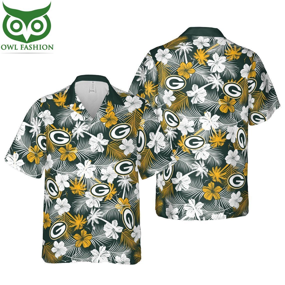 Green Bay Packers Display Football Spirit on Hawaiian Shirt Unisex T-shirt, Sweatshirt, Hoodie, Long Sleeve Tee - T-Shirt, Sweatshirt, Hoodie