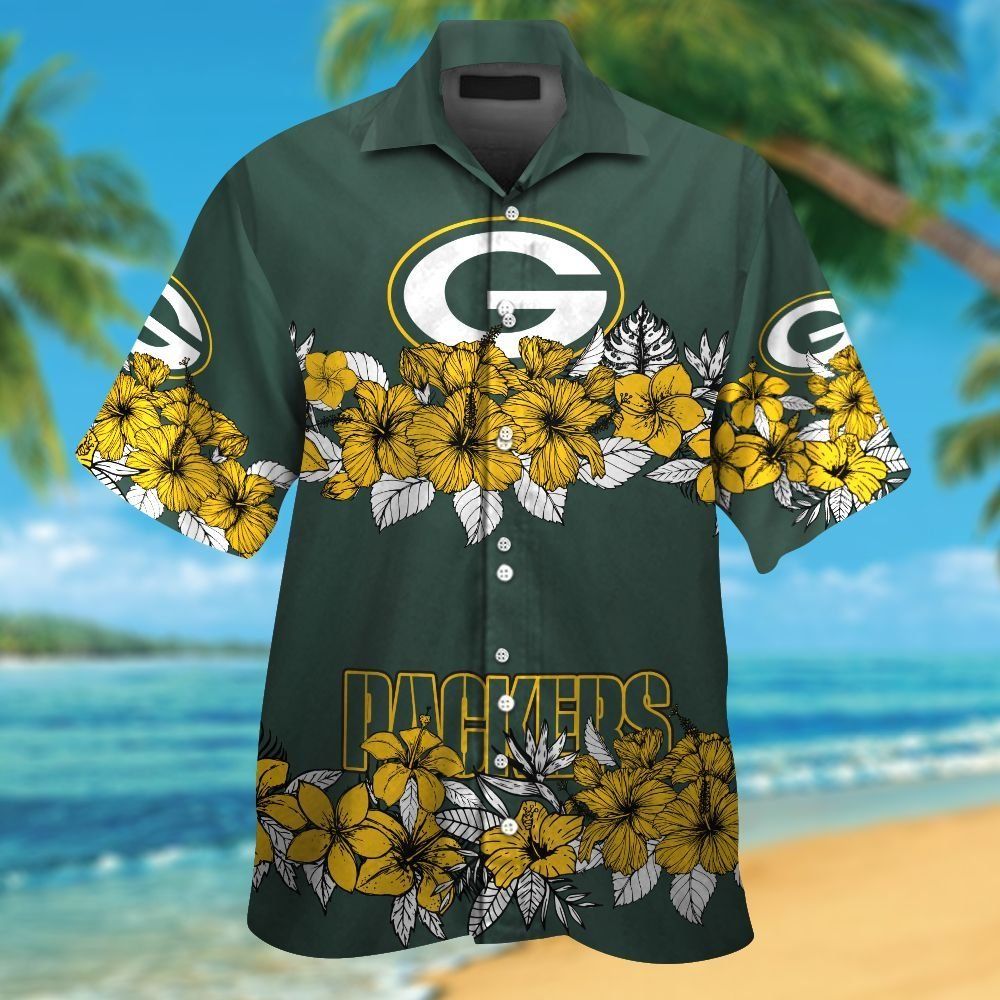 Green Bay Packers Exclusive Hawaiian Design Shirt Unisex T-shirt, Sweatshirt, Hoodie, Long Sleeve Tee - T-Shirt, Sweatshirt, Hoodie