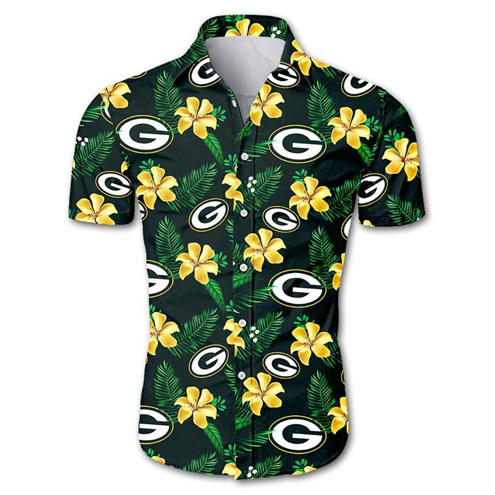 Green Bay Packers Hawaiian Aloha Shirt: For Hot Fans Unisex T-shirt, Sweatshirt, Hoodie, Long Sleeve Tee - T-Shirt, Sweatshirt, Hoodie
