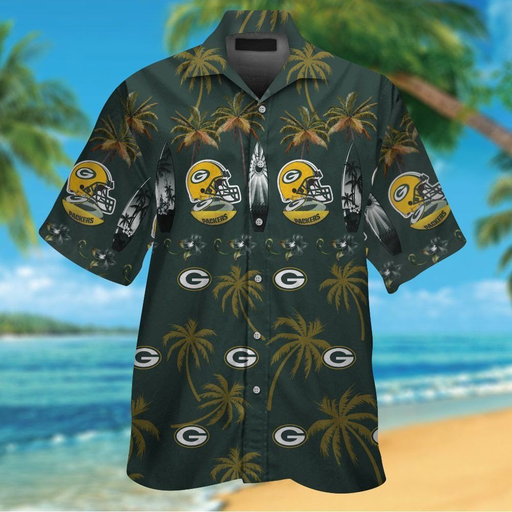 Green Bay Packers Shirt Hawaiian Tropical Style Unisex T-shirt, Sweatshirt, Hoodie, Long Sleeve Tee - T-Shirt, Sweatshirt, Hoodie