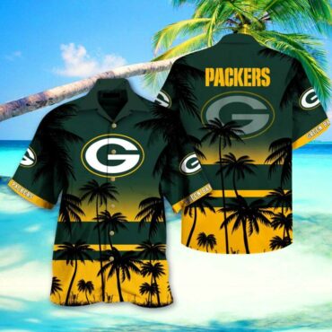 Green Bay Packers Tropical Vibe Hawaiian Shirt Unisex T-shirt, Sweatshirt, Hoodie, Long Sleeve Tee - T-Shirt, Sweatshirt, Hoodie
