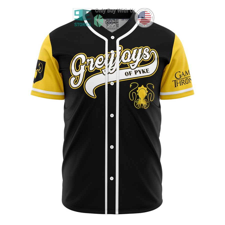 BEST Greyjoys of Pyke Game of Thrones Baseball Jersey Unisex T-shirt, Sweatshirt, Hoodie, Long Sleeve Tee - T-Shirt, Sweatshirt, Hoodie