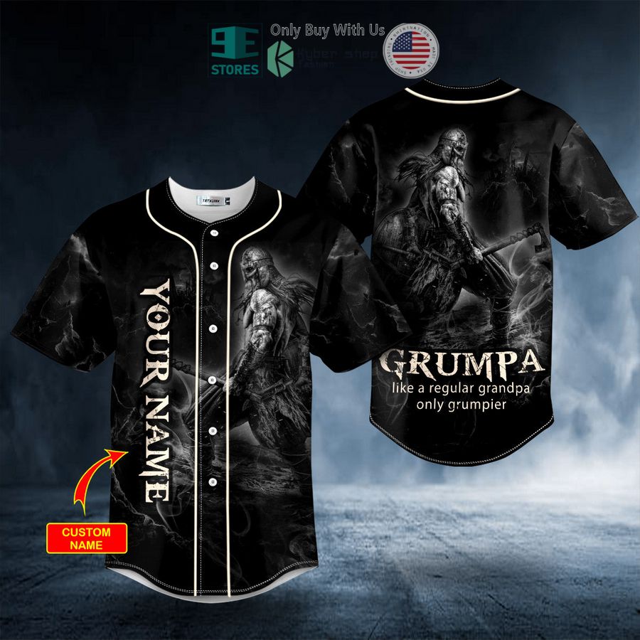 BEST Grumpa Like A Regular Grandpa Only Grumpier Personalized Baseball Shirt Unisex T-shirt, Sweatshirt, Hoodie, Long Sleeve Tee - T-Shirt, Sweatshirt, Hoodie