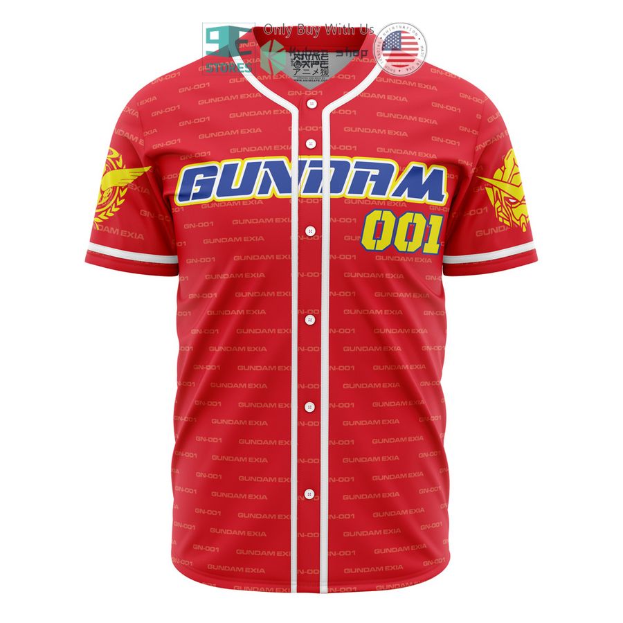 BEST Gundam Exia Baseball Jersey Unisex T-shirt, Sweatshirt, Hoodie, Long Sleeve Tee - T-Shirt, Sweatshirt, Hoodie
