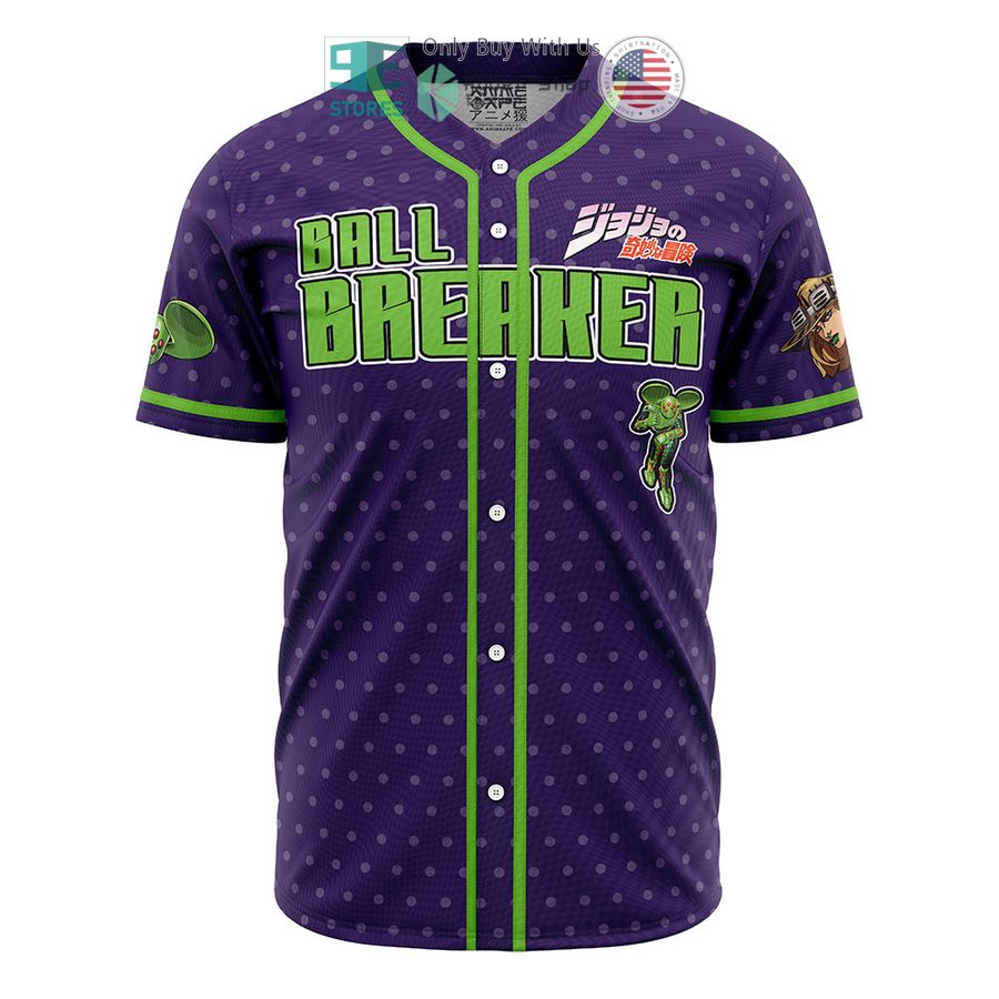 BEST Gyro Zeppeli Ball Breaker Jojo's Bizarre Adventure Baseball Jersey Unisex T-shirt, Sweatshirt, Hoodie, Long Sleeve Tee - T-Shirt, Sweatshirt, Hoodie