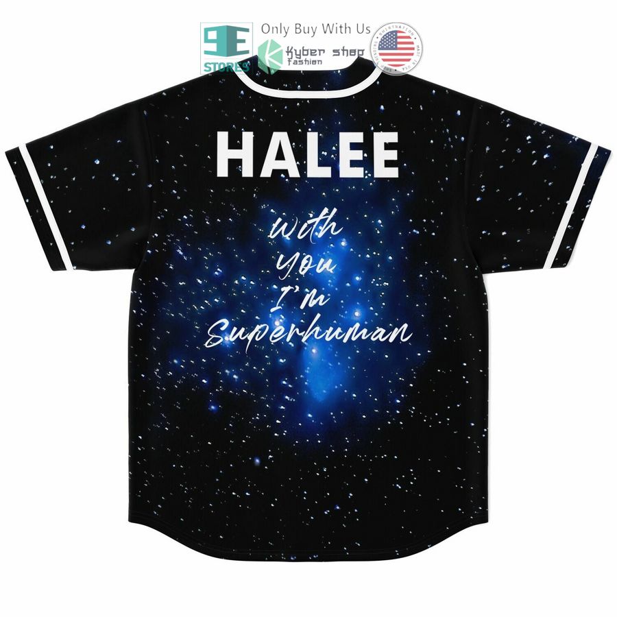 BEST Halee With You I'm Superhuman Baseball Jersey Unisex T-shirt, Sweatshirt, Hoodie, Long Sleeve Tee - T-Shirt, Sweatshirt, Hoodie