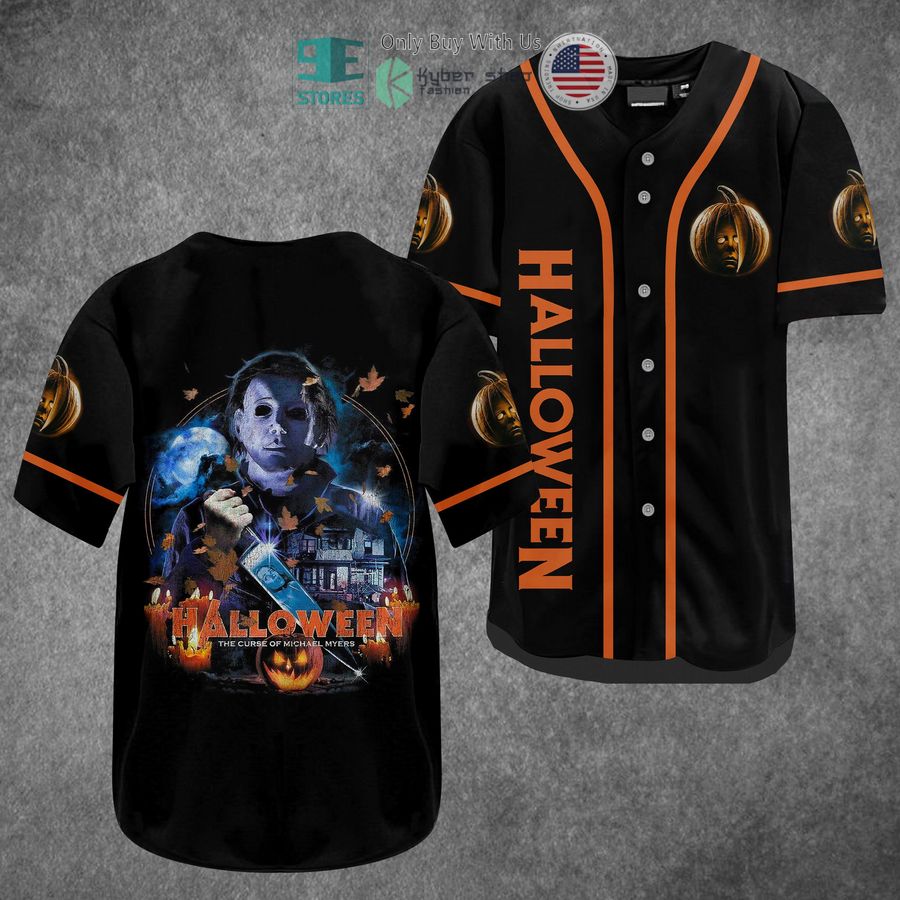 BEST Halloween The Curse of Michael Myers Baseball Jersey Unisex T-shirt, Sweatshirt, Hoodie, Long Sleeve Tee - T-Shirt, Sweatshirt, Hoodie