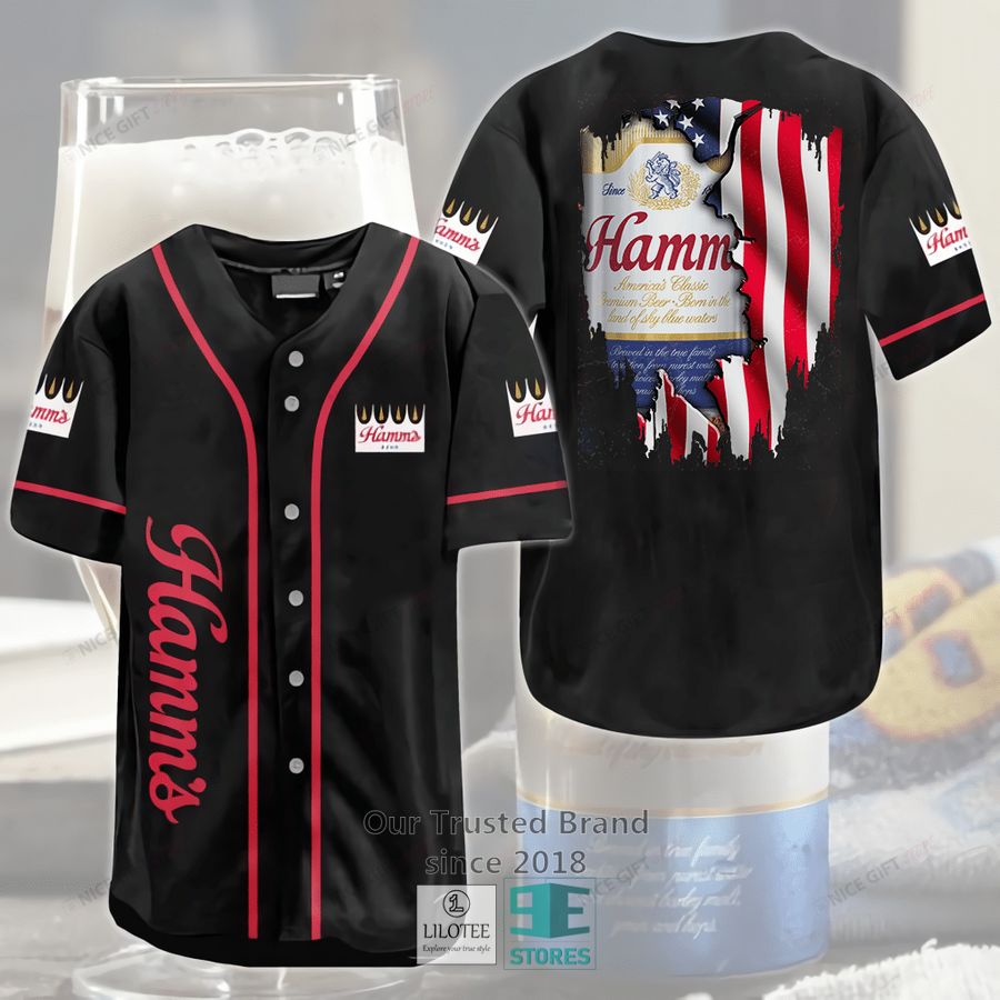 Hamm S Beer Baseball Jersey Unisex T-shirt, Sweatshirt, Hoodie, Long Sleeve Tee - T-Shirt, Sweatshirt, Hoodie