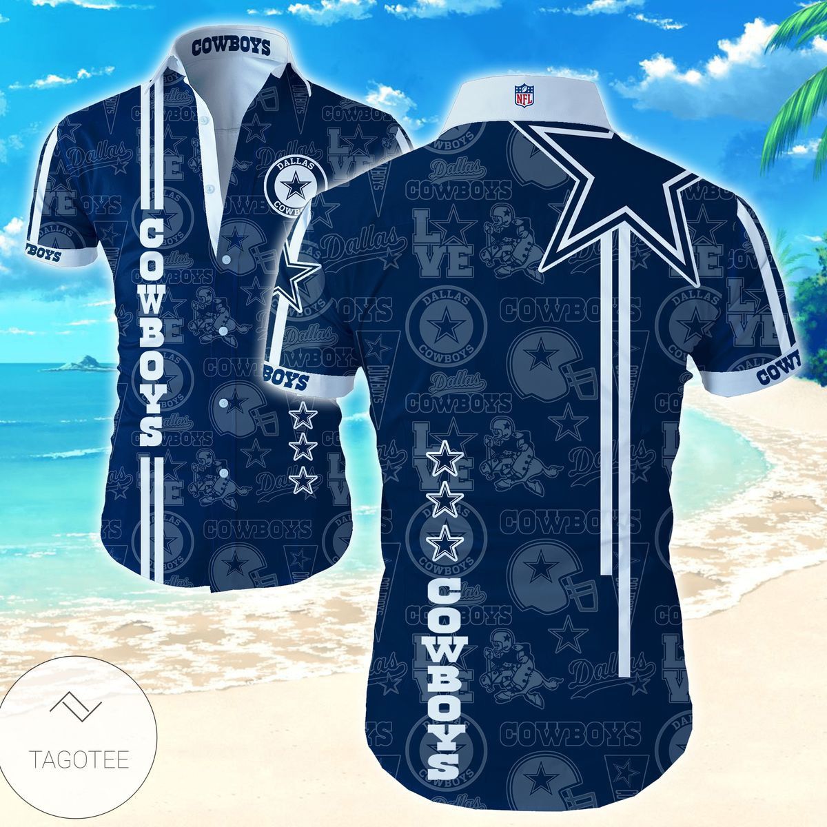 Hawaiian Shirt Featuring Vibrant Styles Dallas Cowboys Unisex T-shirt, Sweatshirt, Hoodie, Long Sleeve Tee - T-Shirt, Sweatshirt, Hoodie