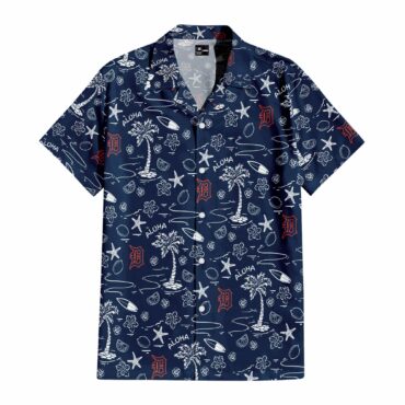 Detroit Tigers Aloha Paradise Hawaiian Shirt Unisex T-shirt, Sweatshirt, Hoodie, Long Sleeve Tee - T-Shirt, Sweatshirt, Hoodie