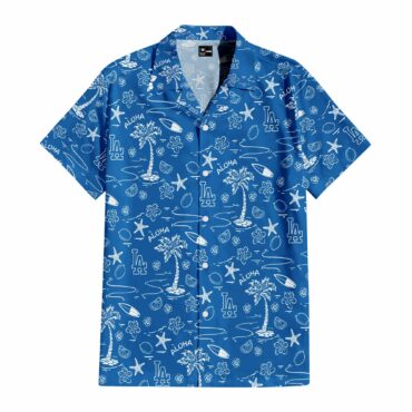 Los Angeles Dodgers Aloha Paradise Hawaiian Shirt Unisex T-shirt, Sweatshirt, Hoodie, Long Sleeve Tee - T-Shirt, Sweatshirt, Hoodie