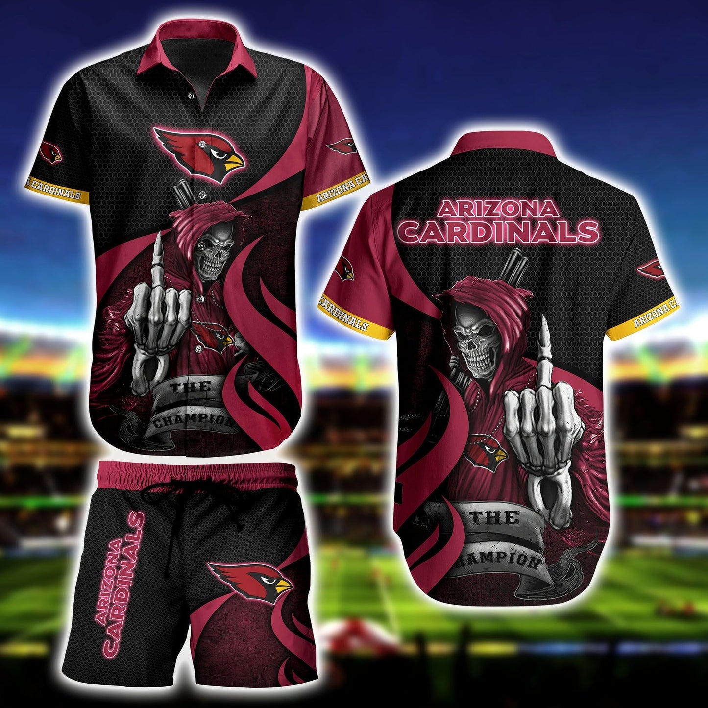 Hawaiian Style Series Arizona Cardinals Shirt Short Unisex T-shirt, Sweatshirt, Hoodie, Long Sleeve Tee - T-Shirt, Sweatshirt, Hoodie