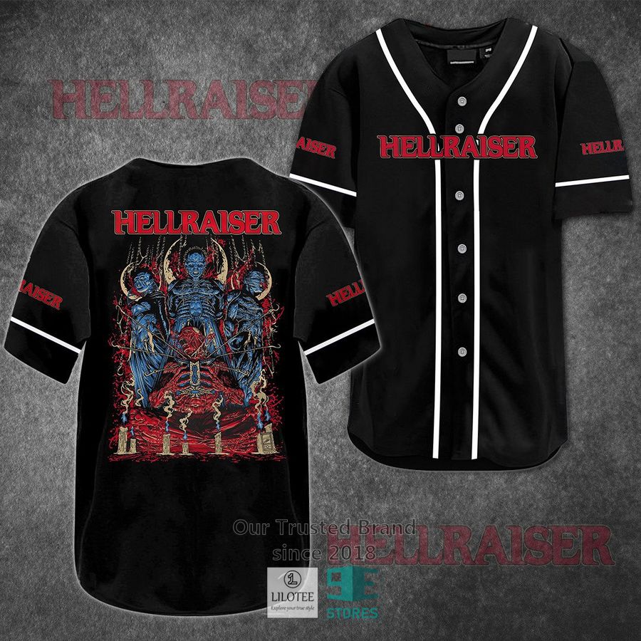 Hellraiser Horror Movie Baseball Jersey Unisex T-shirt, Sweatshirt, Hoodie, Long Sleeve Tee - T-Shirt, Sweatshirt, Hoodie