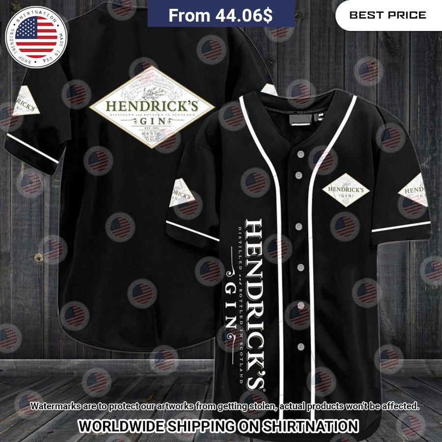 Hendrick's Gin Baseball Shirt Unisex T-shirt, Sweatshirt, Hoodie, Long Sleeve Tee - T-Shirt, Sweatshirt, Hoodie