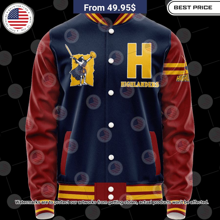 BEST Highlanders Vintage Logo Custom Baseball Jacket Unisex T-shirt, Sweatshirt, Hoodie, Long Sleeve Tee - T-Shirt, Sweatshirt, Hoodie
