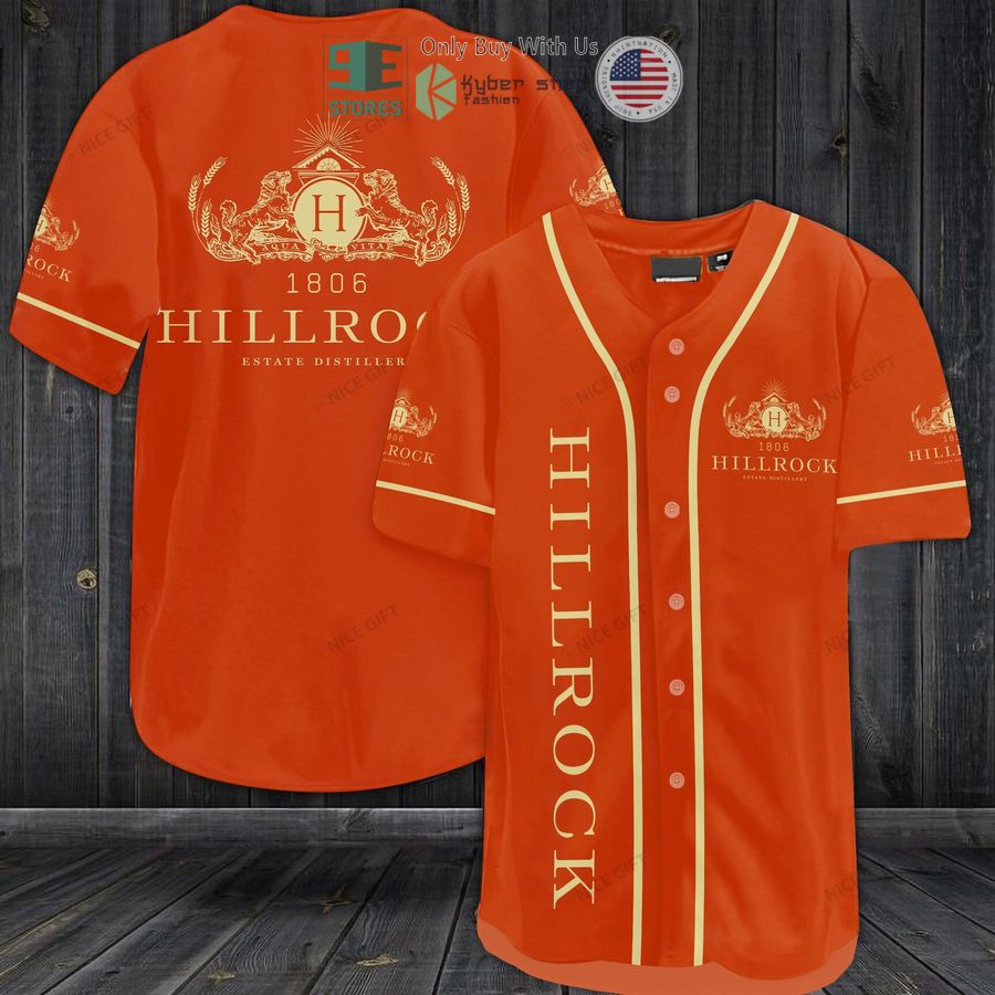 BEST Hillrock orange Baseball Jersey Unisex T-shirt, Sweatshirt, Hoodie, Long Sleeve Tee - T-Shirt, Sweatshirt, Hoodie