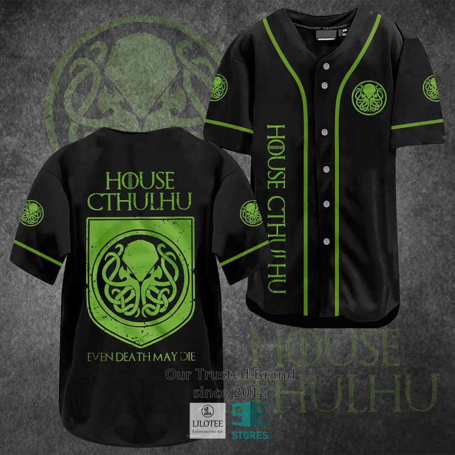 House of Cthulhu Horror Movie Baseball Jersey Unisex T-shirt, Sweatshirt, Hoodie, Long Sleeve Tee - T-Shirt, Sweatshirt, Hoodie