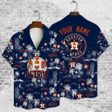Houston Astros Island Spirit Custom Hawaiian Shirt Unisex T-shirt, Sweatshirt, Hoodie, Long Sleeve Tee - T-Shirt, Sweatshirt, Hoodie