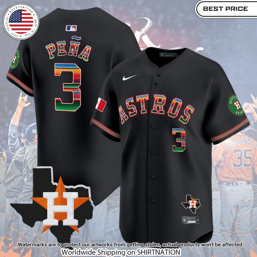 Houston Astros Jeremy Pena Baseball Jersey Unisex T-shirt, Sweatshirt, Hoodie, Long Sleeve Tee - T-Shirt, Sweatshirt, Hoodie