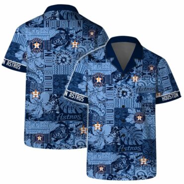 Houston Astros Ocean Breeze Hawaiian Shirt Unisex T-shirt, Sweatshirt, Hoodie, Long Sleeve Tee - T-Shirt, Sweatshirt, Hoodie