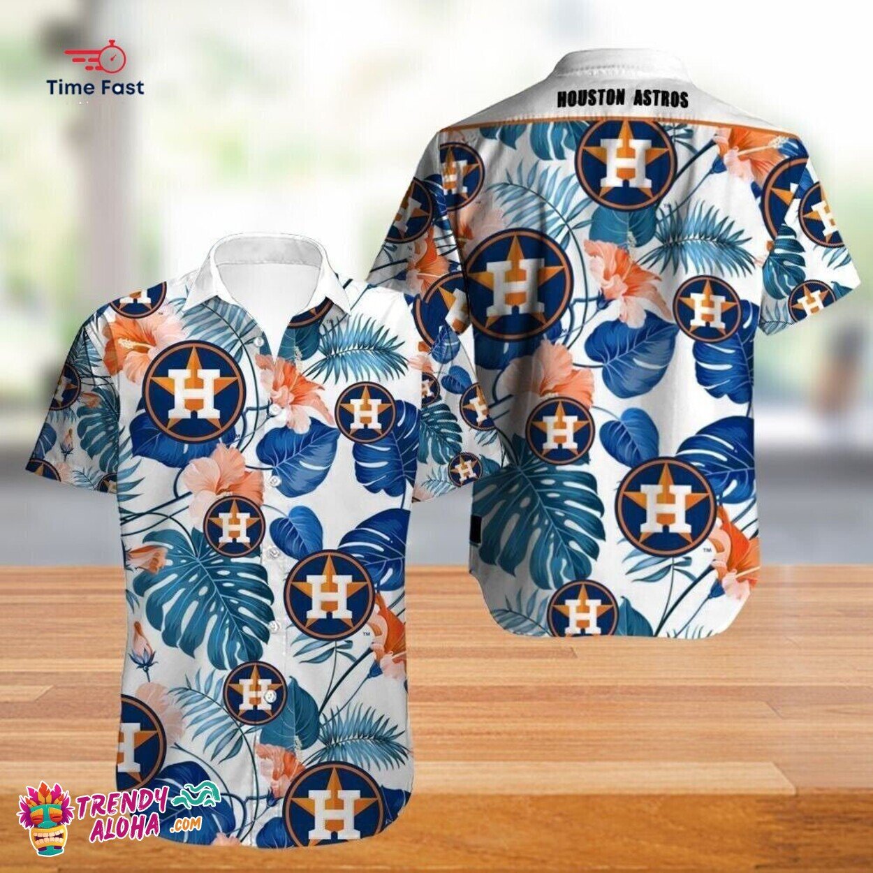 Houston Astros Tropical Hawaiian Shirt S to 5XL Floral Summer Style Unisex T-shirt, Sweatshirt, Hoodie, Long Sleeve Tee - T-Shirt, Sweatshirt, Hoodie