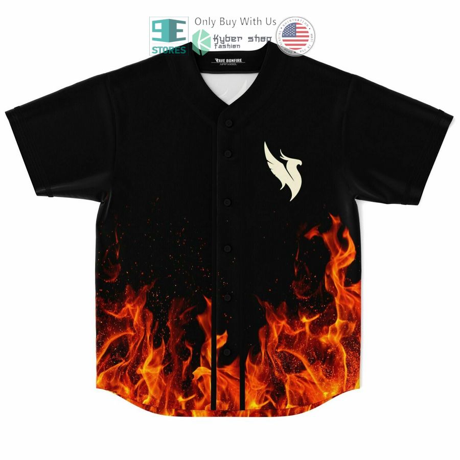 BEST Illenium Phoenix fire black Baseball Jersey Unisex T-shirt, Sweatshirt, Hoodie, Long Sleeve Tee - T-Shirt, Sweatshirt, Hoodie