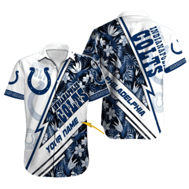 Indianapolis Colts Midnight Stripes Hawaiian Shirt Unisex T-shirt, Sweatshirt, Hoodie, Long Sleeve Tee - T-Shirt, Sweatshirt, Hoodie