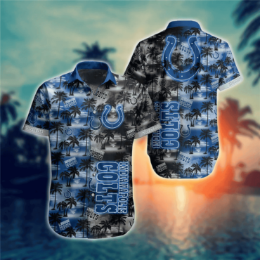 Indianapolis Colts Ocean Breeze Hawaiian Shirt Unisex T-shirt, Sweatshirt, Hoodie, Long Sleeve Tee - T-Shirt, Sweatshirt, Hoodie