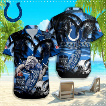 Indianapolis Colts Ocean Breeze Spirit Hawaiian Shirt Unisex T-shirt, Sweatshirt, Hoodie, Long Sleeve Tee - T-Shirt, Sweatshirt, Hoodie